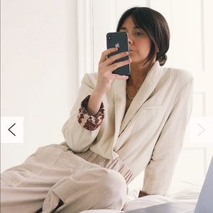 Free people blazer size xl nwt Rowan cotton